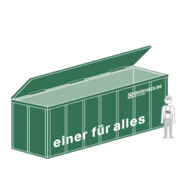 Abrollcontainer mit Deckel Degenkolbe Recycling GmbH